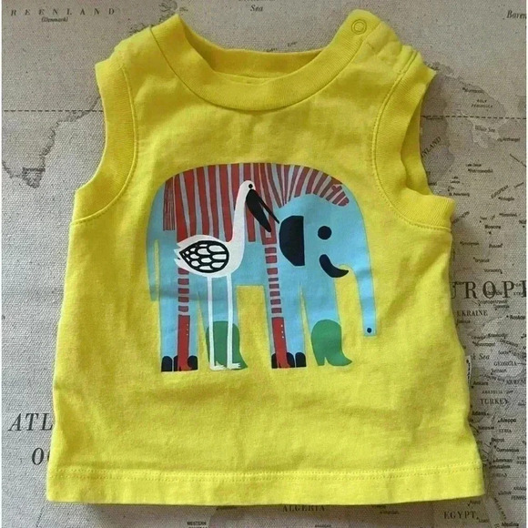 Marimekko Other - Marimekko 3Mo Yellow Graphic Tank Shipped via USPS
